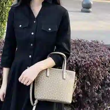 why Medium Capacity Shoulder Bag Brown/Beige