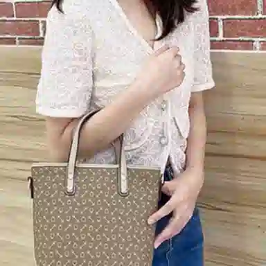 why Medium Capacity Shoulder Bag Brown/Beige