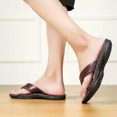 木林森 时尚百搭人字拖鞋 男款