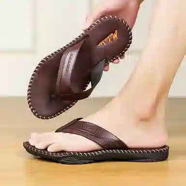 木林森 时尚百搭人字拖鞋 男款