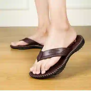 木林森 时尚百搭人字拖鞋 男款