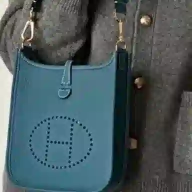 HERMES Evelyne 16 Clemence D2 NEW BLEU JEAN