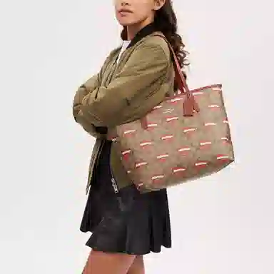 COACH x Tom Wesselmann City 33 Logo Tote