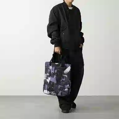 Y-3 Nylon Tote Bag Purple