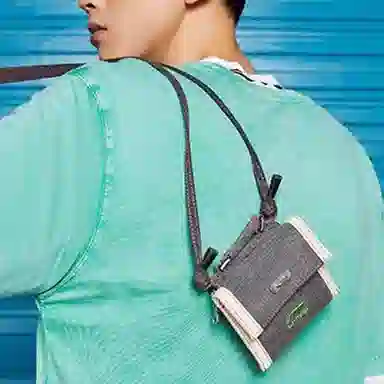 Li-Ning x Disney Muppets Kermit Crossbody Bag Black