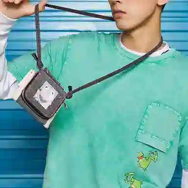 Li-Ning x Disney Muppets Kermit Crossbody Bag Black