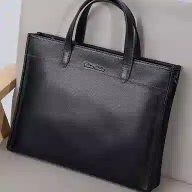 BISON DENIM Black Briefcase