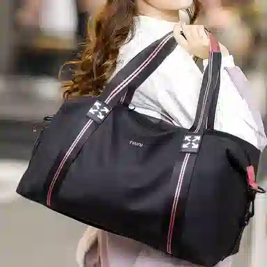 旅行大师大容量健身包女男腋下干湿分离尼龙运动包短途商务旅行包休闲拎包托特包