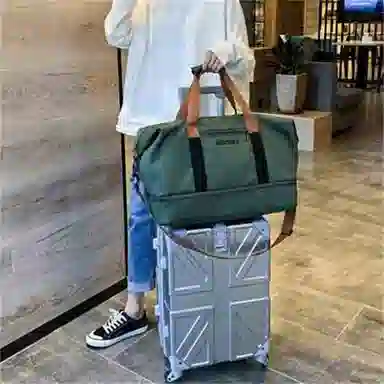 三只小鸭 干湿分离瑜伽行李大容量男女休闲 牛津纺 健身包单肩包斜挎包旅行包 常规 男女同款情侣款 黑/卡其/绿/蓝