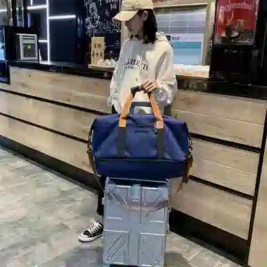 三只小鸭 干湿分离瑜伽行李大容量男女休闲 牛津纺 健身包单肩包斜挎包旅行包 常规 男女同款情侣款 黑/卡其/绿/蓝