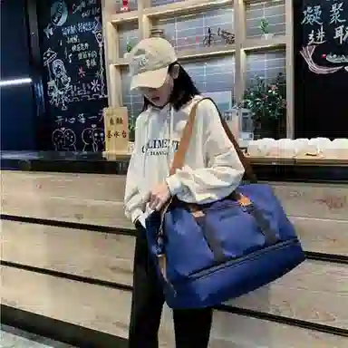 三只小鸭 干湿分离瑜伽行李大容量男女休闲 牛津纺 健身包单肩包斜挎包旅行包 常规 男女同款情侣款 黑/卡其/绿/蓝