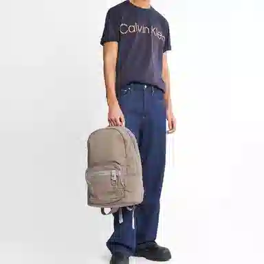 Calvin Klein Backpack Khaki Grey