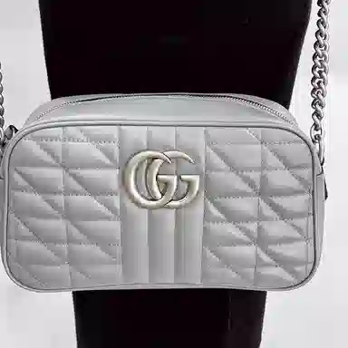 Gucci GG Marmont Camera Bag Grey
