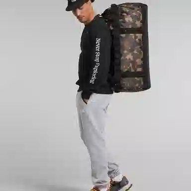 The North Face Base Camp Duffel 95L Camo Black