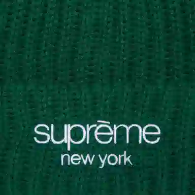 Supreme Classic Logo Chunky Ribbed Beanie