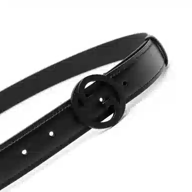 Gucci Interlocking G Belt Black 3CM