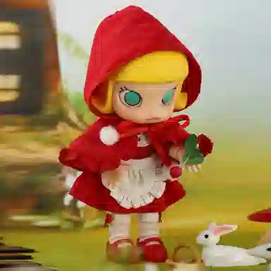 POP MART MOLLY Kenny Swork x MOLLY Little Red Riding Hood BJD