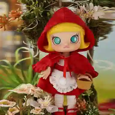 POP MART MOLLY Kenny Swork x MOLLY Little Red Riding Hood BJD