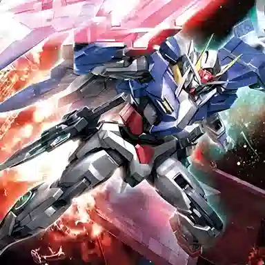 BANDAI MG 00V 00 GN-0000+GNR-010 00Raiser 18cm