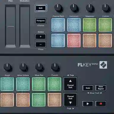 NOVATION by Focusrite FLKEY MINI MIDI