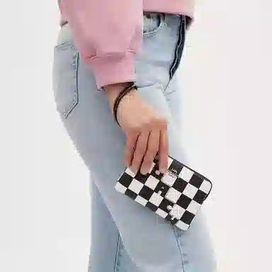 COACH Corner Zip Wristlet 16