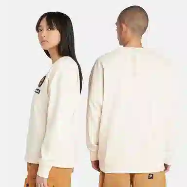 Timberland Letter Logo Crewneck Sweatshirt