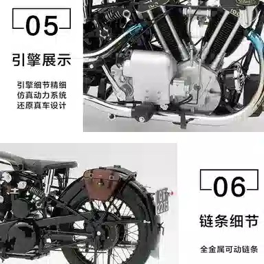 MINICHAMPS 16 BROUGH SUPERIOR SS 100 T.E. 1932