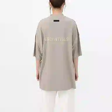 Fear of God Essentials V-Neck T-Shirt Core Heather