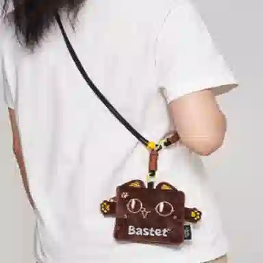 British Museum Card Holder Brown/Blue