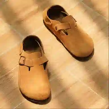 Devo Life Cork Magic Tape Flat Shoes