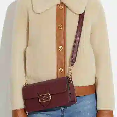 COACH Morgan 27 Cherry Red