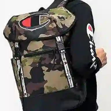 Champion Big C Logo Backpack Camo