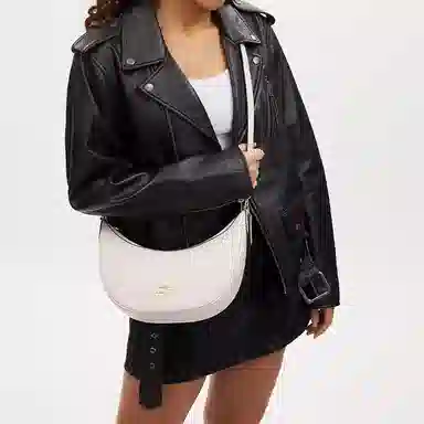 COACH Aria Shoulder Bag 26 White