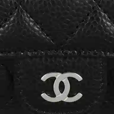 CHANEL Classic Flap Coin Purse Black