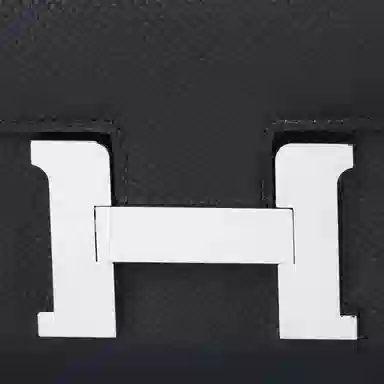 HERMES Constance 19 Epsom Noir