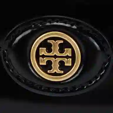 Tory Burch Robinson Small Patent Leather Bag Black