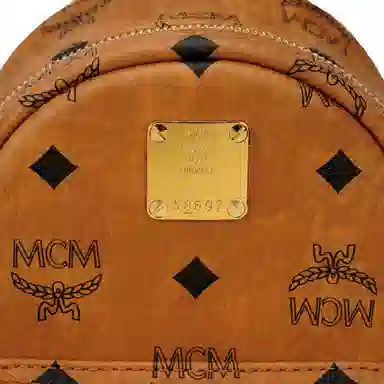 MCM Stark Visetos Cognac