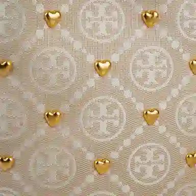 Tory Burch T Monogram Mini Bucket Bag Ivory