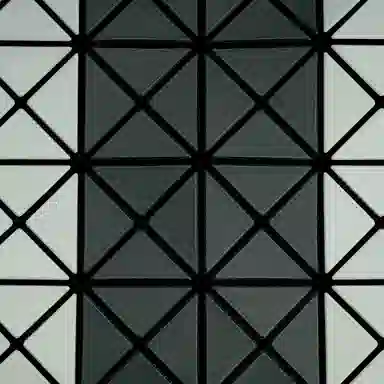 ISSEY MIYAKE Prism Stripe Tote Bag