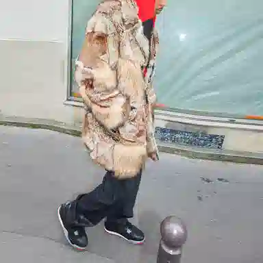 Supreme x MM6 Maison Margiela Patchwork Faux Fur Coat