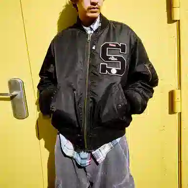 Supreme x GOODENOUGH SS25 WEEK15 Reversible MA-1 logo