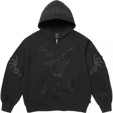 Supreme x Y's by Yohji Yamamoto Zip Up Hooded Sweatshirt