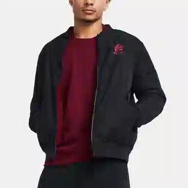 Under Armour Curry SS24 Bomber Jacket Black