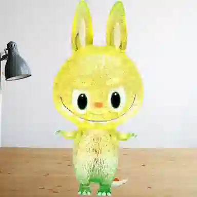 POP MART Mini ZIMOMO Kind Transparent Yellow