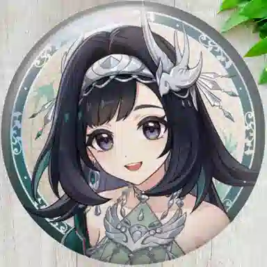 原神 魈 蓝砚 贵州合作主题 吧唧 徽章