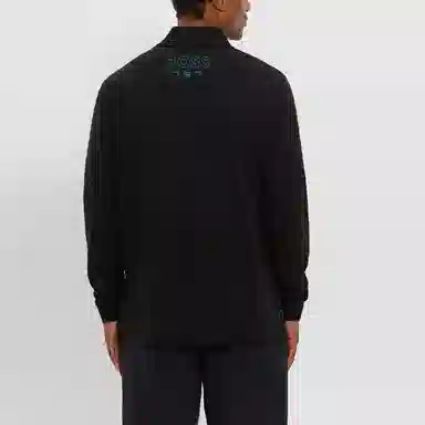 HUGO BOSS x NFL Long-Sleeved Polo Shirt With Collaborative Branding Polo
