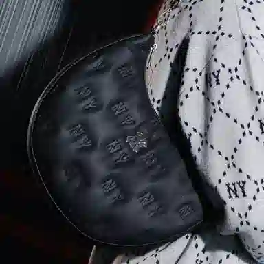 MLB NY Yankees Crossbody Bag Black