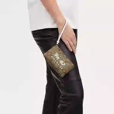 COACH Corner Zip Wristlet 16