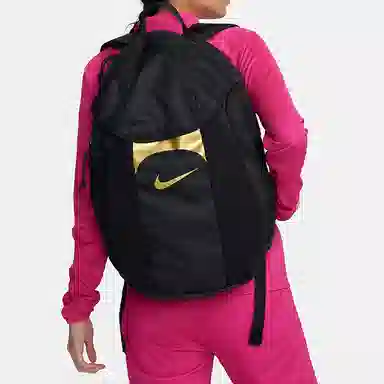 Nike Backpack Black Gold