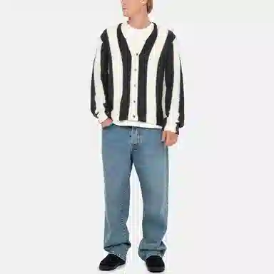 Stussy Stripe Brushed Cardigan
